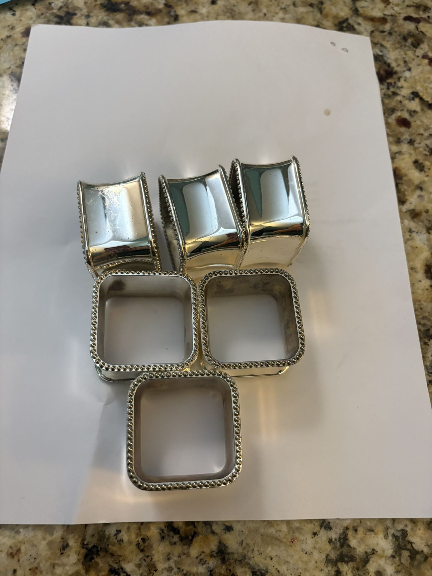 Silver Plated Napkin Rings