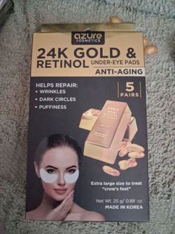 Azure cosmetics 24K Gold & Retinol Under-Eye Pads