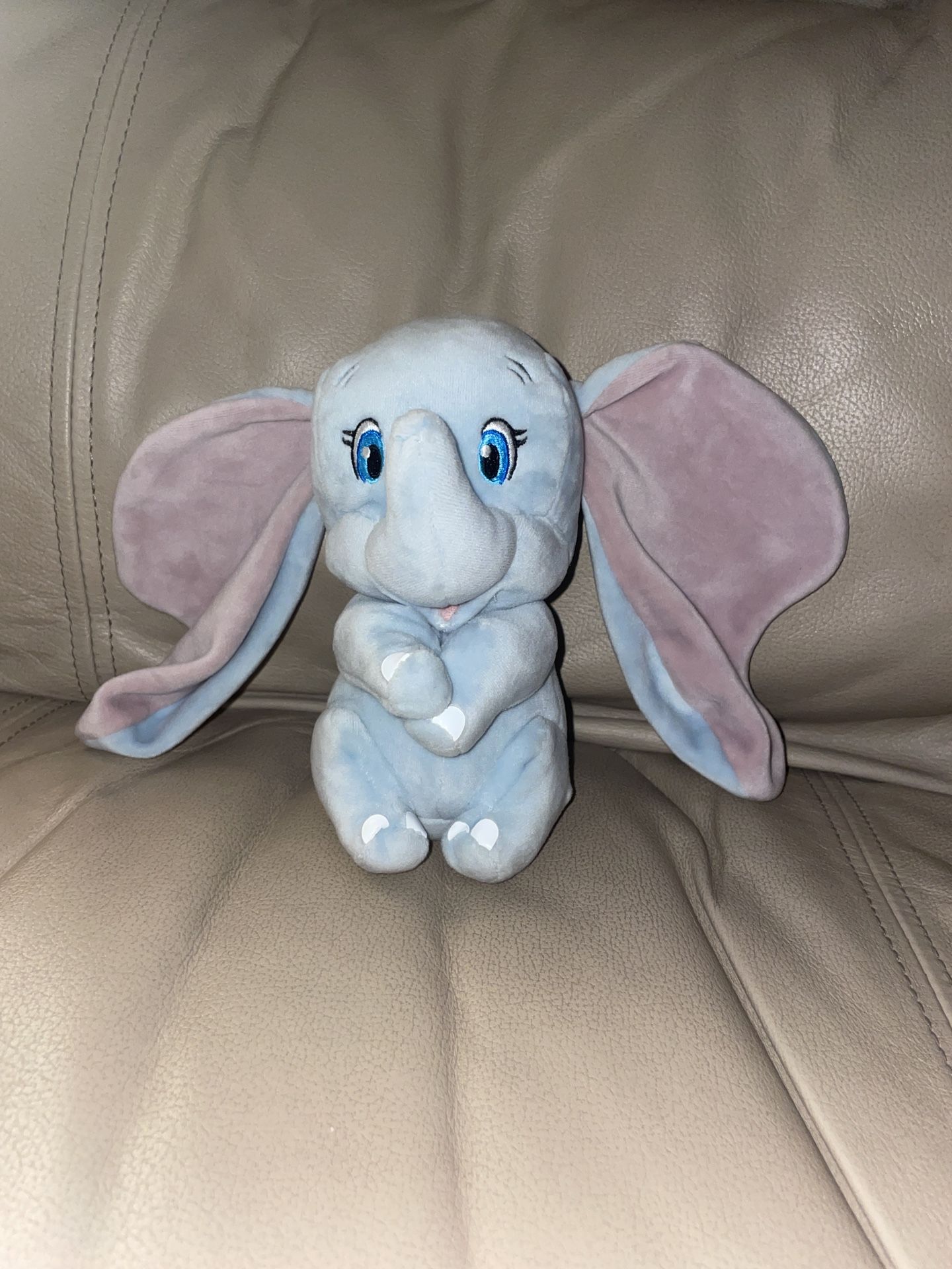 Dumbo Beanie Baby Adorable Blue Elephant Plush Toy No Paper Tag Good Condition