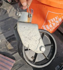 Trailer jack wheel