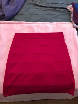 Red skirt