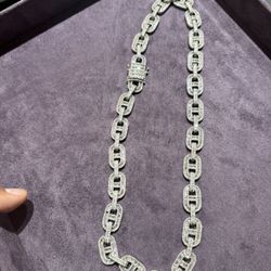 Iced Out Gucci Chain