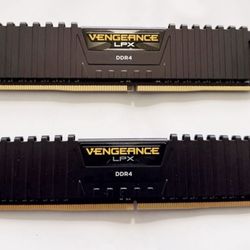 16GB DDR4 (2 x 8GB) Corsair Vengeance w/ Heatsink