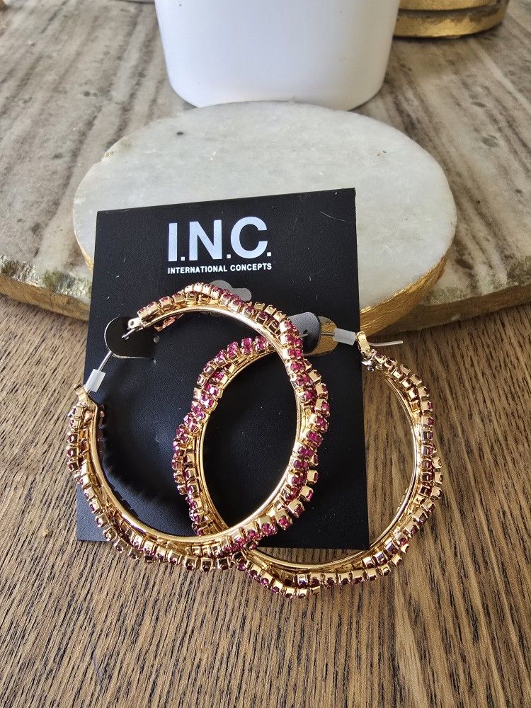 INC Twist Loop Earrings