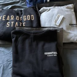 Essentials fear of god hoodies