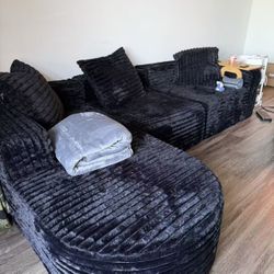 Boneless Cloud Couch Modular Sectional Sofa L-Shape