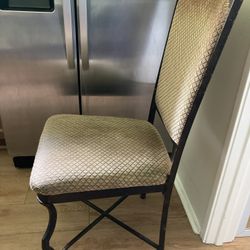 Rustic Brown Metal Chairs