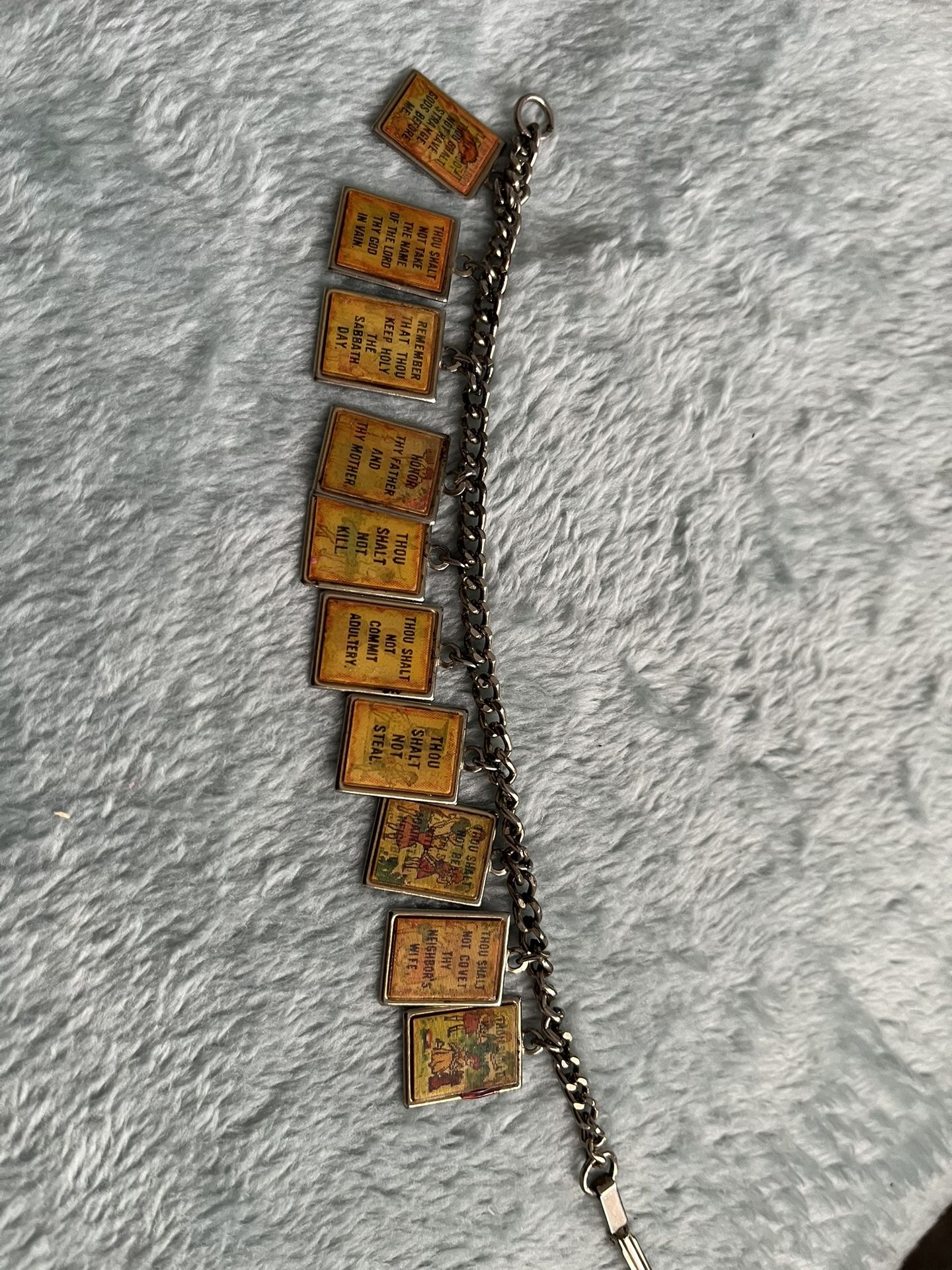 60 Year Old Girls 10 Commandments Bracelet