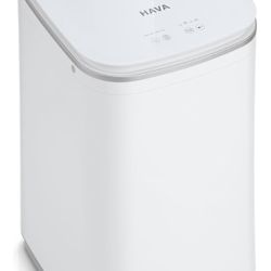 Portable Washing Machine, Small Washer 0.8 Cu. Ft. Capacity, Fully Automatic with 8 Wash Cycles, Touch Button & LED Display, Space Saving for Apartmen