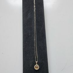 ZEI Rosy Gold 10k Pendant and Chain