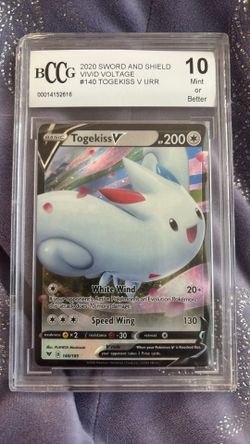TogekissV Graded 10 Card Pokemon