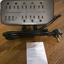 Power Strip With USB Ports