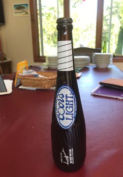 Limited edition Reggie Jackson Coors Light bottle