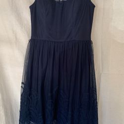 Navy Blue Homecoming Dress