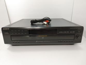 Sony CDP-CE215 CD 5 Disc Changer Fully Working Home Audio Compact Disc NO REMOTE CLEAN