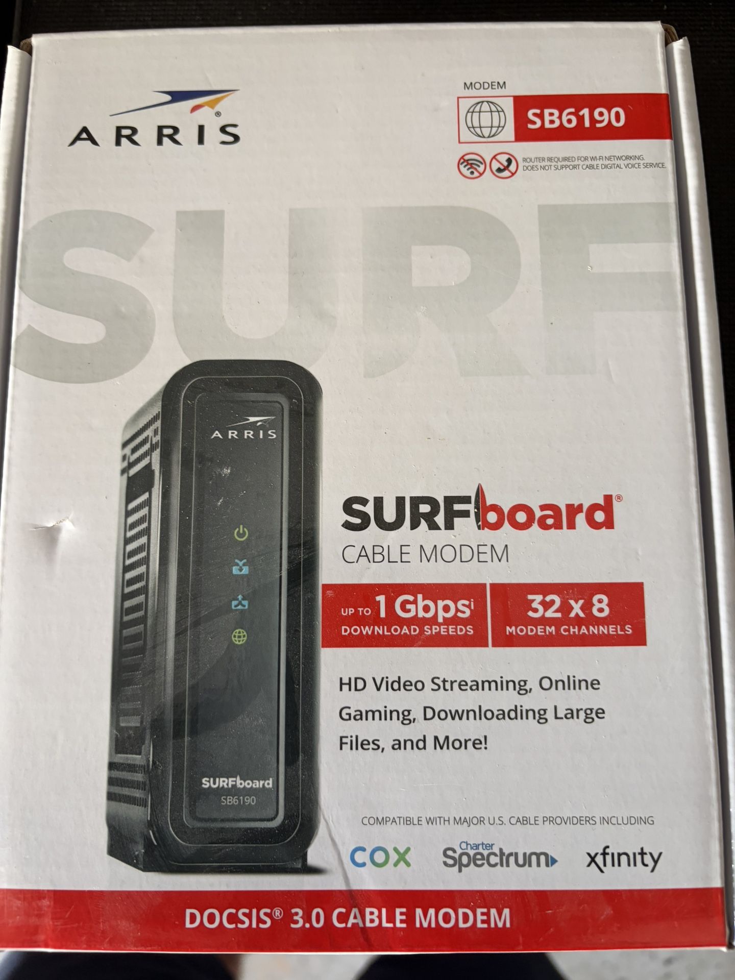 Arris Surfboard Cable Modem 1 GBPS