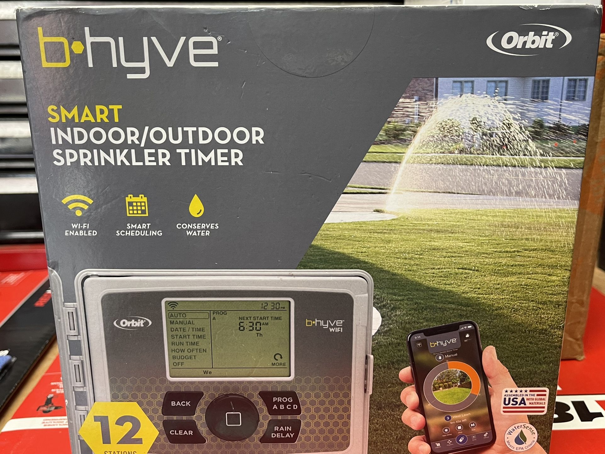 B HYVE SMART INDOOR / OUTDOOR SPRINKLER TIMER NEW NEVER OPEN READ BELOW