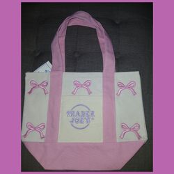 🩷 Trader Joe's Mini CanvasTote Bag