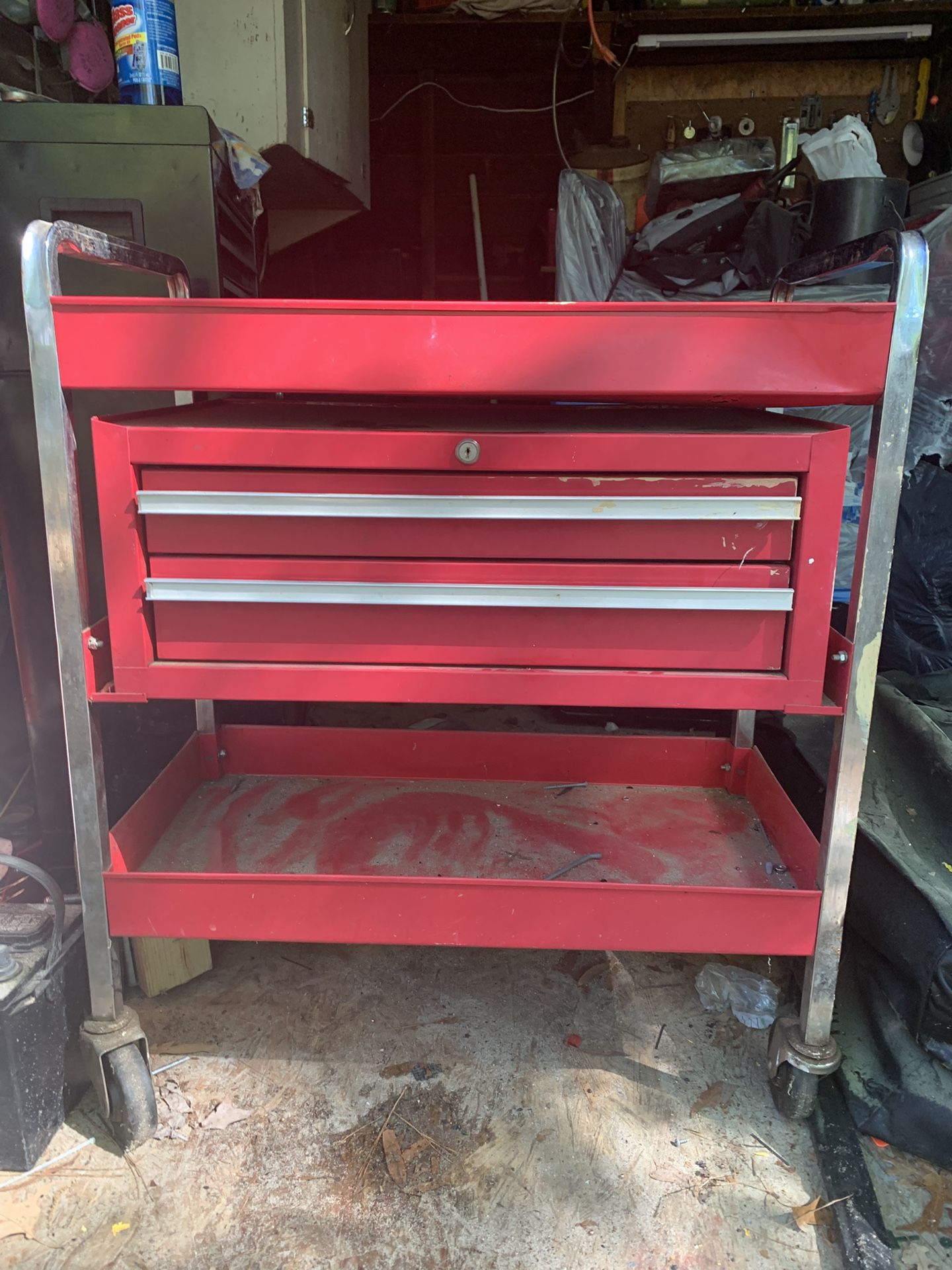 2 Drawer Tool Trolly/Tool chest Plus a bonus