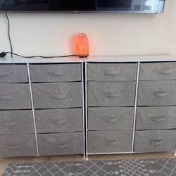 2 Tall Storage Dressers