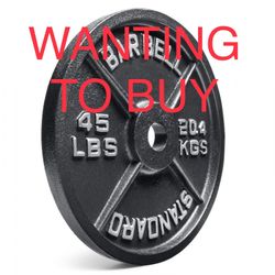 Olympic weights plates used new