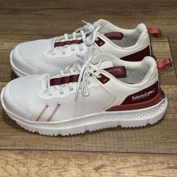Timberland Pro Setra Cream Cranberry Composite Safety Toe Womens Shoes Size 8M