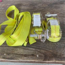 3 HEAVY DUTY STRAPS 27ft
