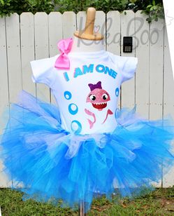 Baby shark costume dress