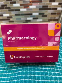 NEW! 2026 Level Up RN Pharmacology Flash Cards Edition 3   NCLEX, ATI, and HESI.