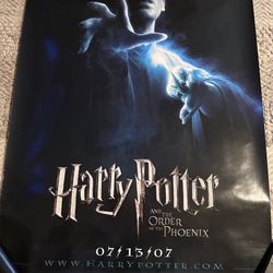 Harry Potter And The Order Of The Phoenix Movie Poster 27x40 Dble Side 2006