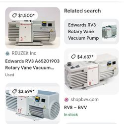 Edward's Rv3 Vacuum Pump