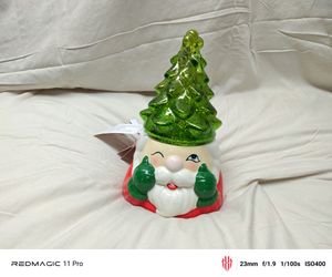 🎀☃️St. Nicholas Square / Led Ceramic Santa Christmas Table Decor