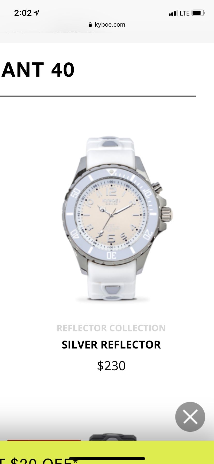 Kyboe! Giant 40 watch