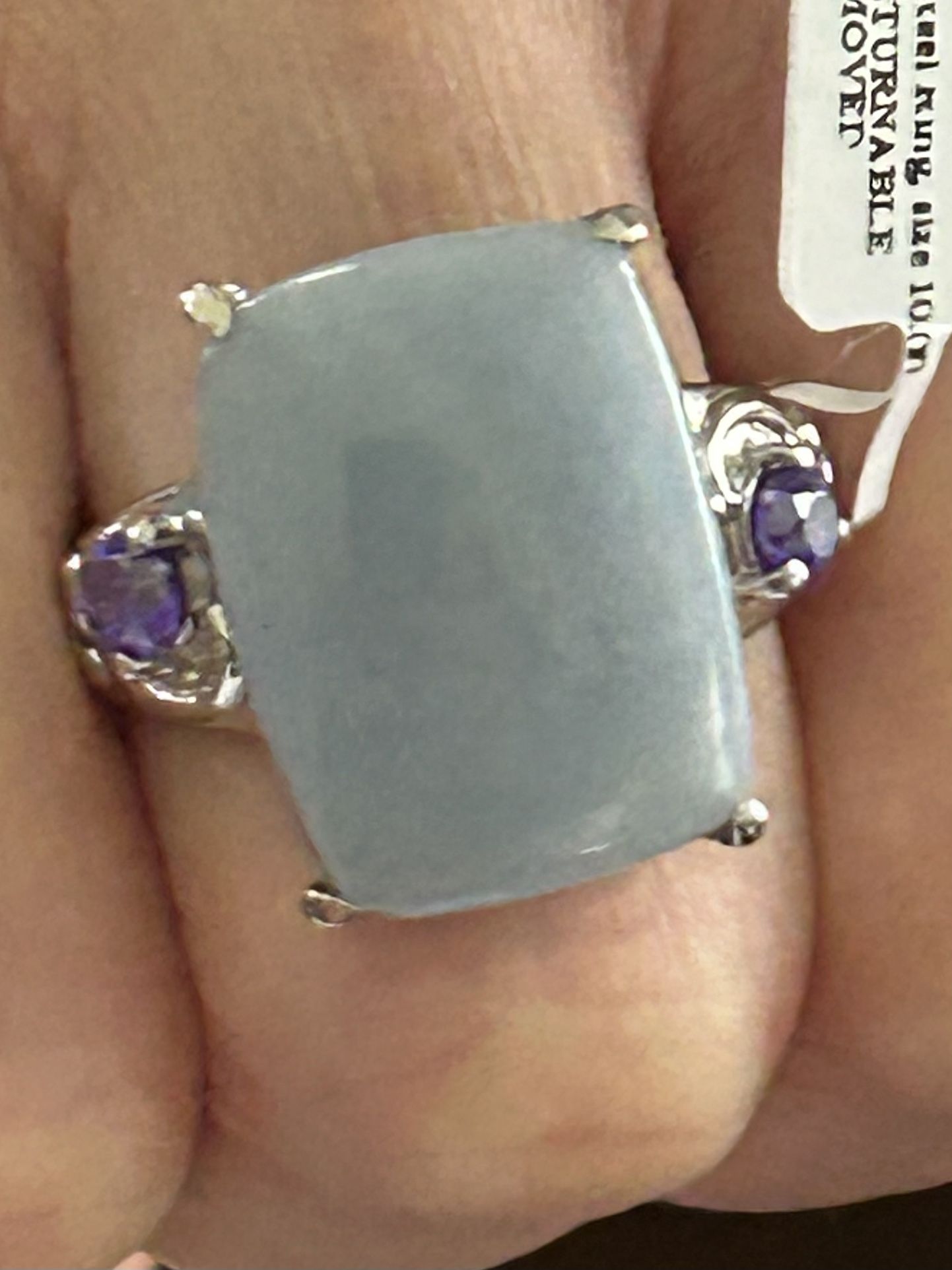 Mexican Angelite Ring