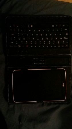 LG tablet with keyboard hard case