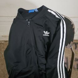 Adidas 3 Stripe Track And Field ZIP-UP
