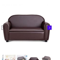 Kids Sofa Armrest Chair w/ Storage Function
