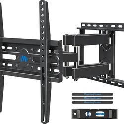 Mounting Dream TV Wall Mount for 32-65 Inch Television,Mount with Swivel and Tilt, Full Motion Bracket with Articulating Dual Arms, Fits 16inch Studs,