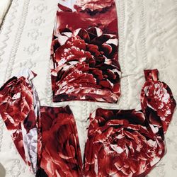 $5 Set Top And Skirt Size M-L