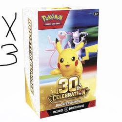 Pokémon 30th celebration booster bundle