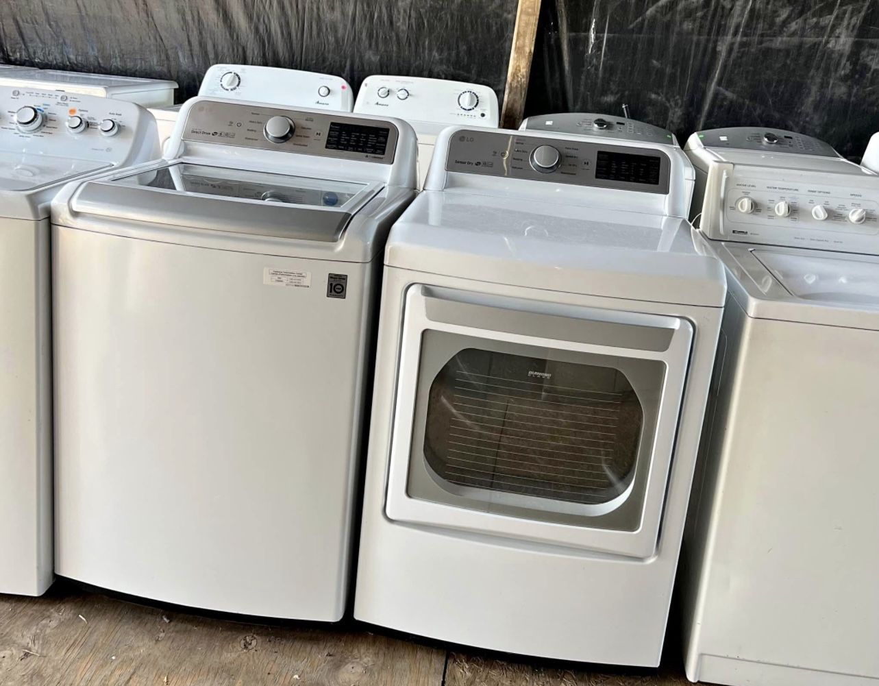Lg High Efficiency Washer & dryer Set : todo Le Funciona Perfecto