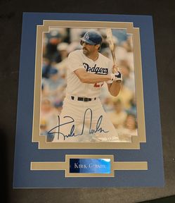 Kirk Gibson Authentic Signed Frame, Dodgers