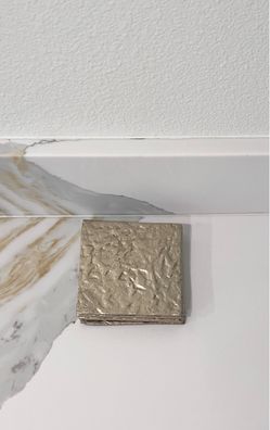 Small Gold Textured Coasters Set of 4