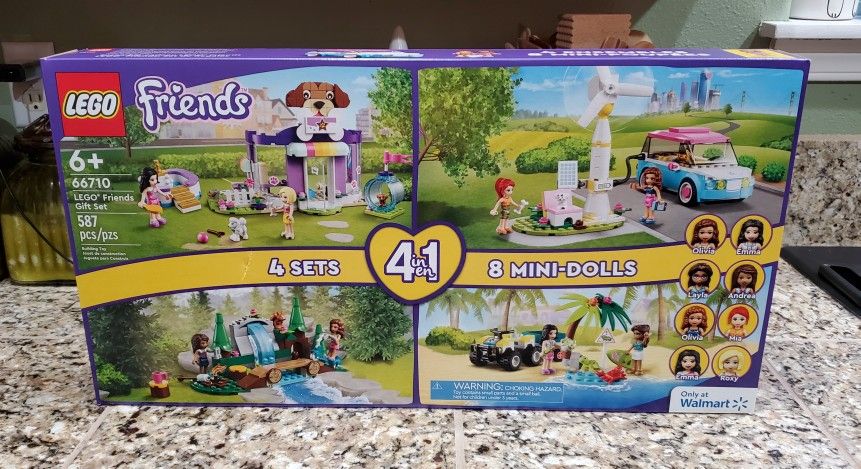 REDUCED: New LEGO Friends 66710 4-in-1 Building Toy Gift Set (587 pieces)