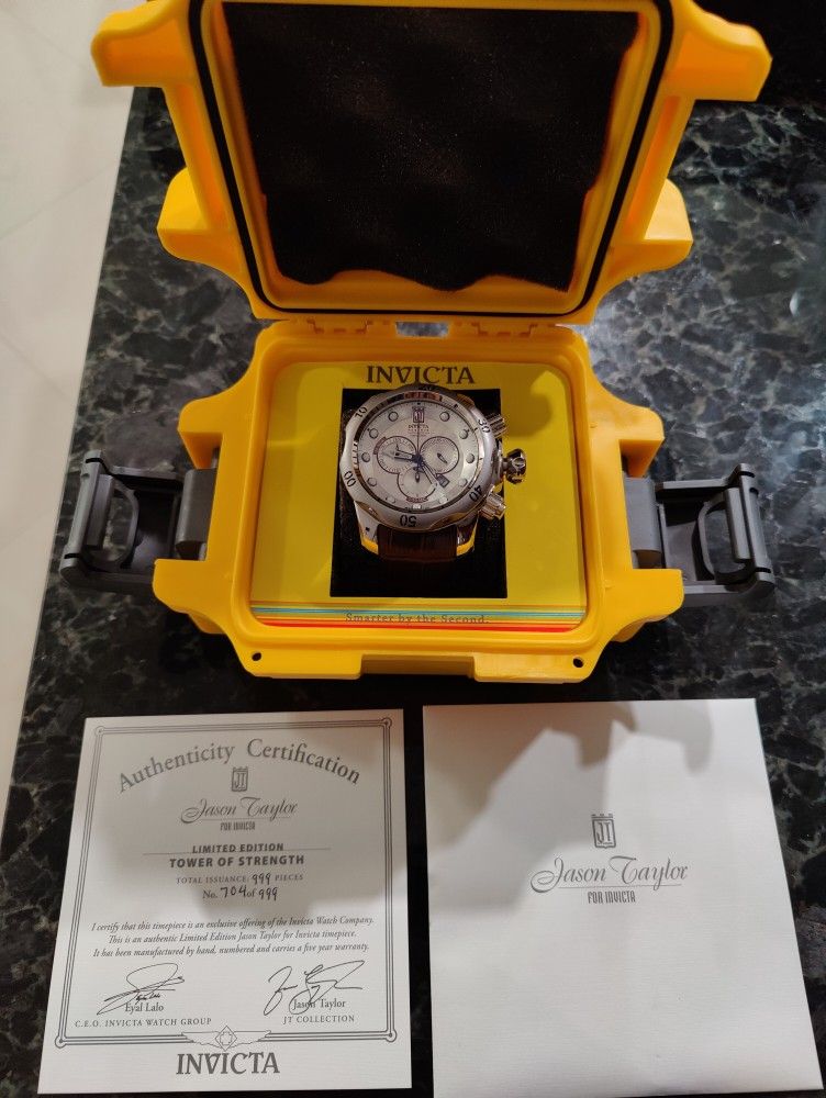 Jason taylor invicta watch limited edition discount