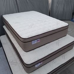 Queen Size Pillow Top Mattress New