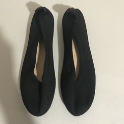 New Black Slip On Flats