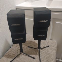 Two Pairs Of Bose Acoustimass 5 Series V Stereo Speaker System
