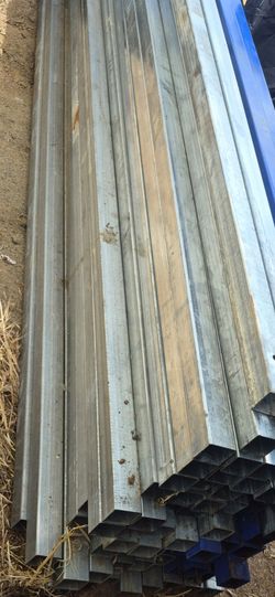 Galvanized Fence post 2"×2" ×8' $15 each