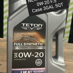 Special Price Motor Oil 0w20 Full Synthetic Case 3GAL 5QT High Quality 